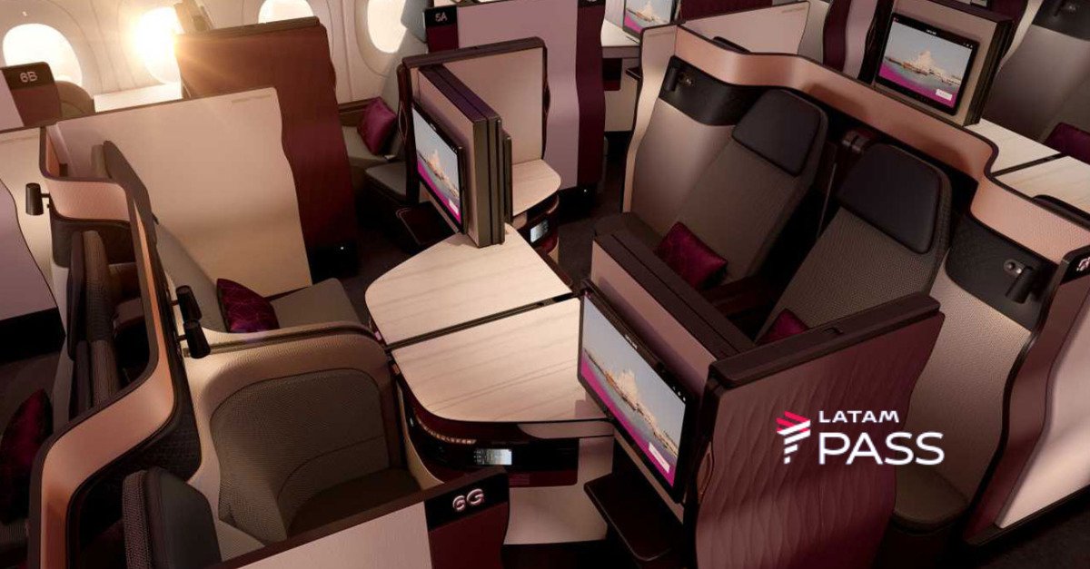 Qatar pontos LATAM Pass