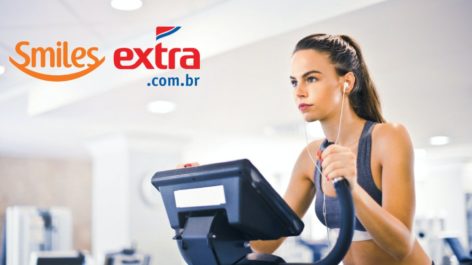 Só hoje! Smiles oferece até 10 milhas por real gasto em produtos da categoria Fitness do Extra