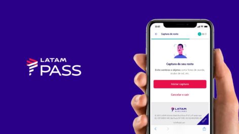 LATAM passa a utilizar reconhecimento facial na recuperação de conta