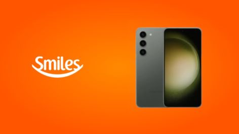 Compre um Samsung S23 no Shopping Smiles e ganhe até 16 milhas por real gasto