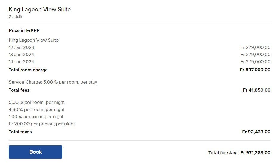 conrad bora bora price