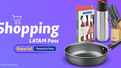 Resgate um jogo de panelas Tramontina e concorra a 1 milhão de pontos LATAM Pass