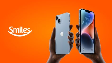 Shopping Smiles oferece até 9 milhas por real gasto na compra de iPhones e demais produtos Apple na Casas Bahia