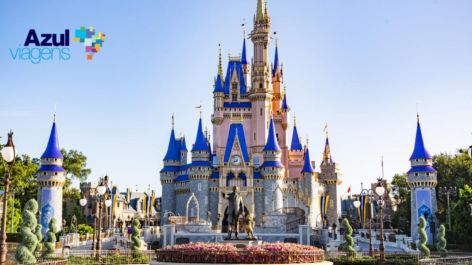 Azul Viagens oferece 15 pontos por real gasto para hotéis do Walt Disney World