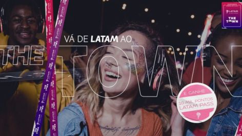 LATAM Pass oferece 10.000 pontos bônus para quem voar com a companhia para o The Town
