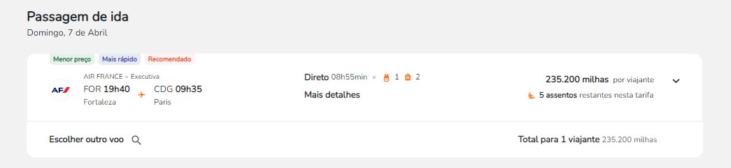 milhas França