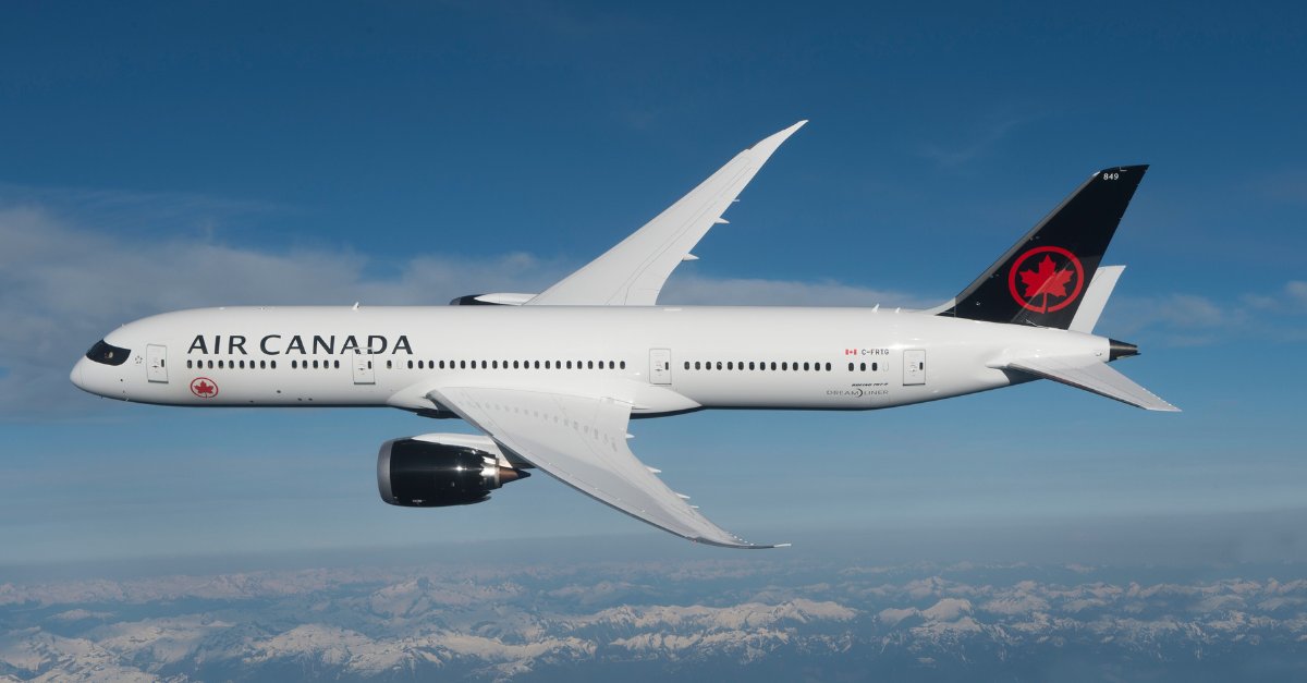 Air Canada encomenda de 8 aviões de modelo Boeing 737 MAX 8
