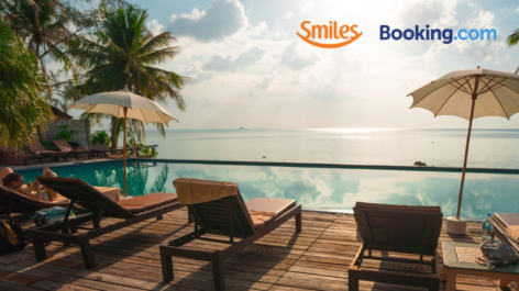 Smiles oferece até 6 milhas por real gasto no Booking