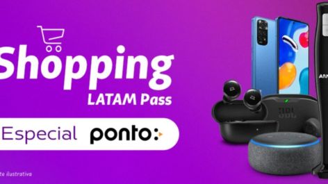 LATAM Pass oferece até 60% de desconto no resgate de produtos do Ponto