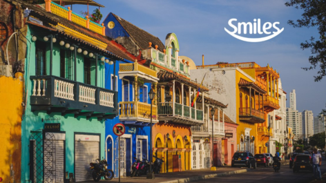 Voe para Cartagena por R$ 972 com a PaGol ou 65 mil milhas Smiles + taxas o trecho