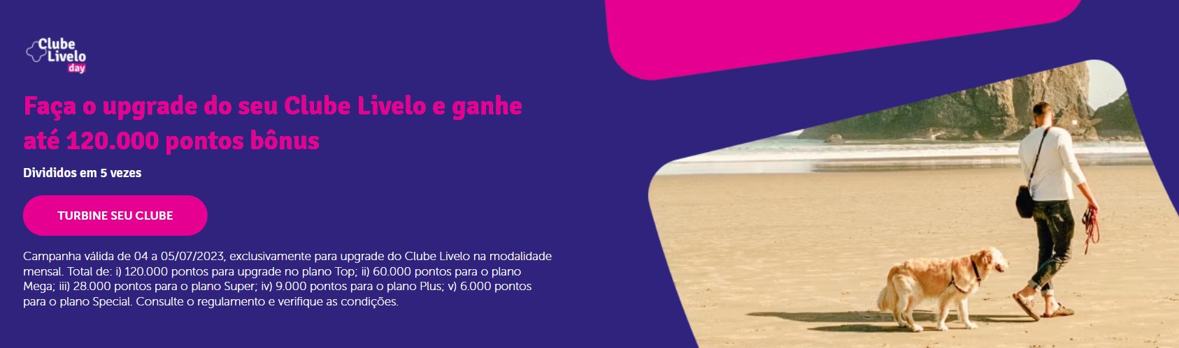 upgrade livelo