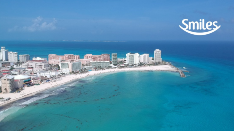 Voe para Cancún a partir de R$ 795 com a PaGol ou 53 mil milhas Smiles + taxas
