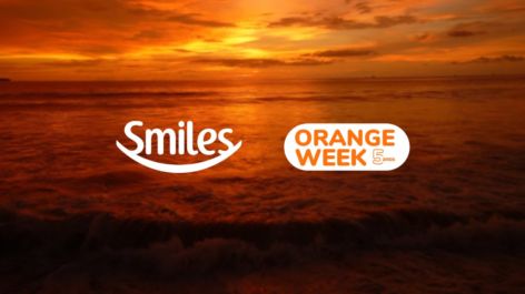 Orange Week! Smiles oferece até 9 milhas por real gasto ou até 30% de desconto em diversos segmentos de viagem