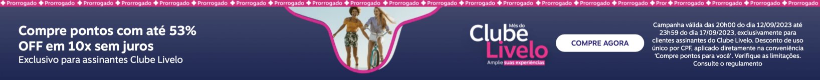 Livelo compra de pontos desconto