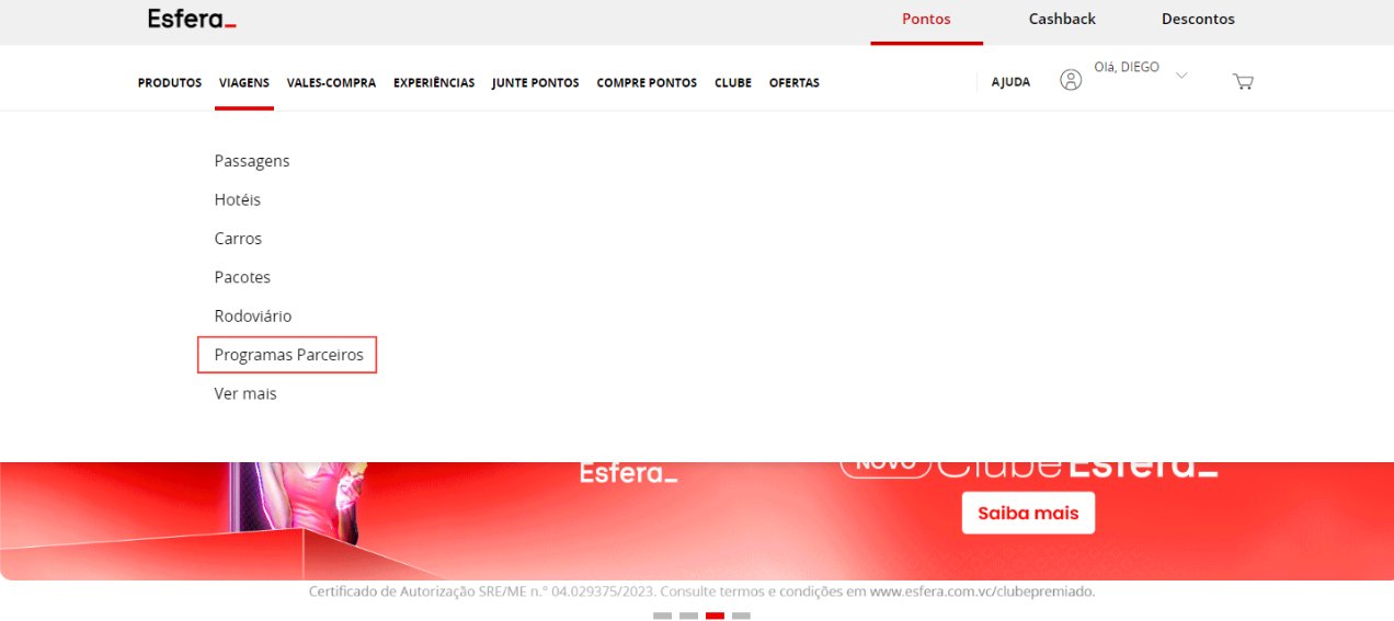 pontos esfera smiles