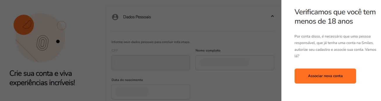 Cadastro Smiles