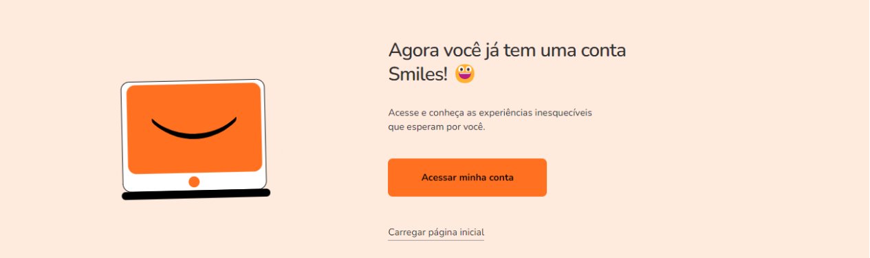 Cadastro Smiles