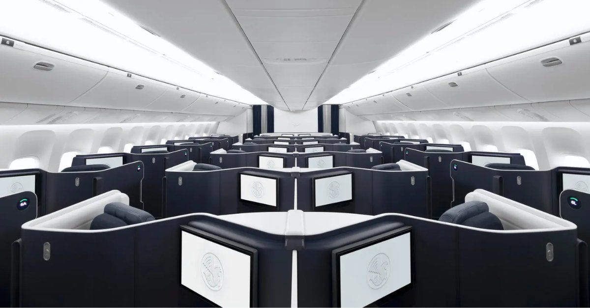 Nova Classe Executiva Air France portas