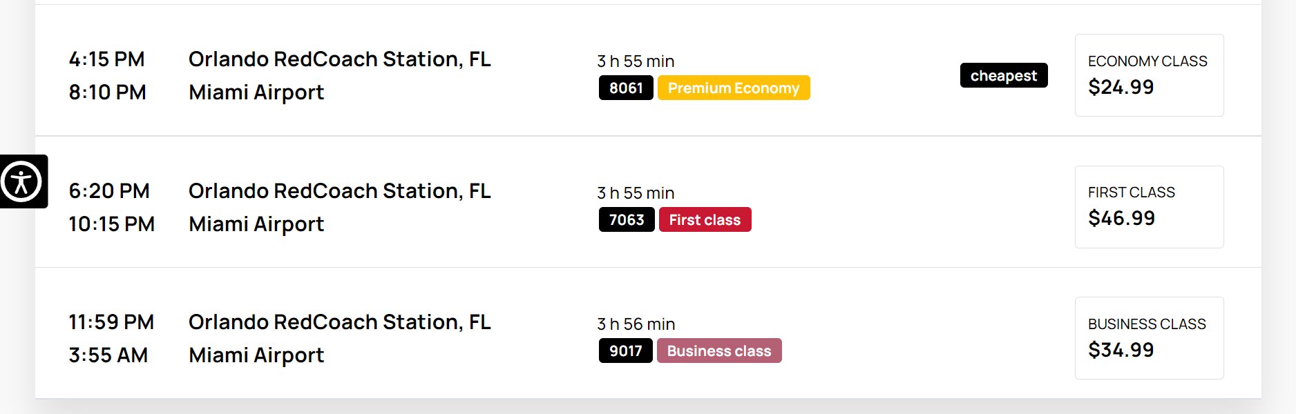 Como ir Orlando Miami