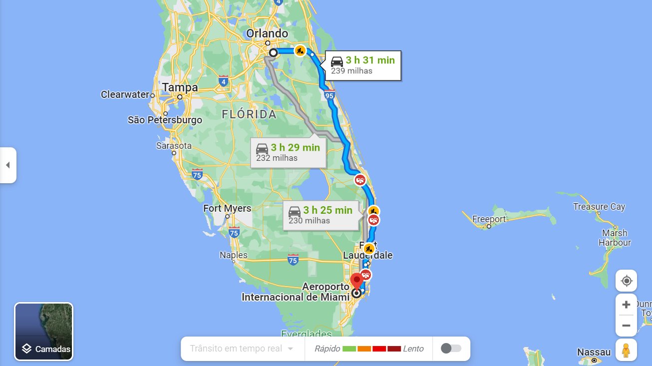 Como ir Orlando Miami