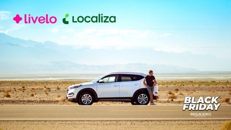 Só hoje! Livelo oferece até 50 pontos por dólar gasto na Localiza