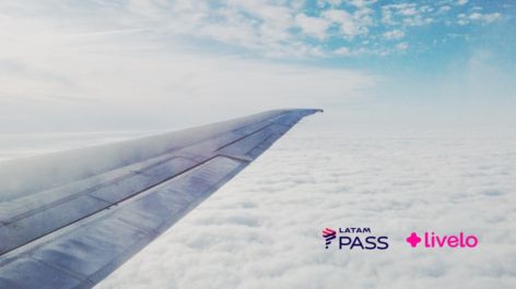 Livelo oferece até 5 pontos por real gasto em transferências para o LATAM Pass na modalidade 