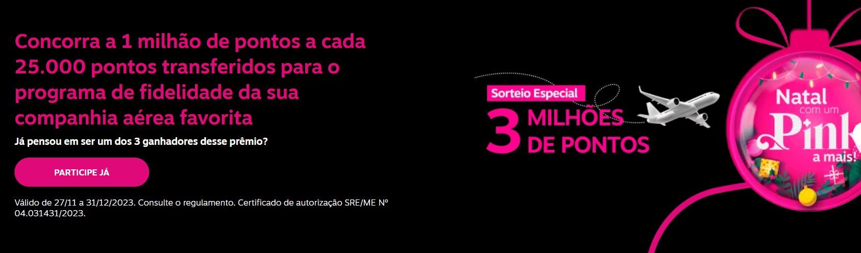 livelo 1 milhão de pontos