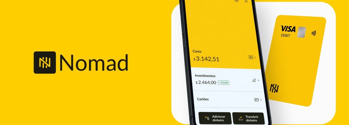 Abra sua conta na Nomad e ganhe até 25 centavos de desconto a cada dólar comprado na 1ª conversão