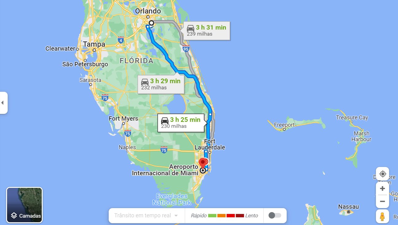 Como ir Orlando Miami
