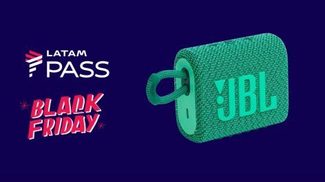 Resgate uma Caixa de Som Portátil JBL por 9.963 pontos LATAM Pass