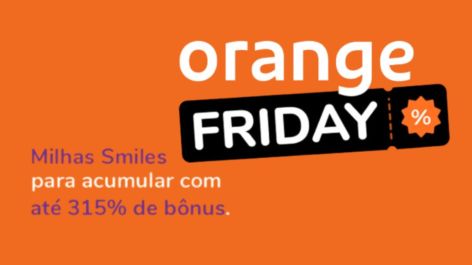 Smiles oferece até 315% de bônus na compra de milhas durante a Orange Friday