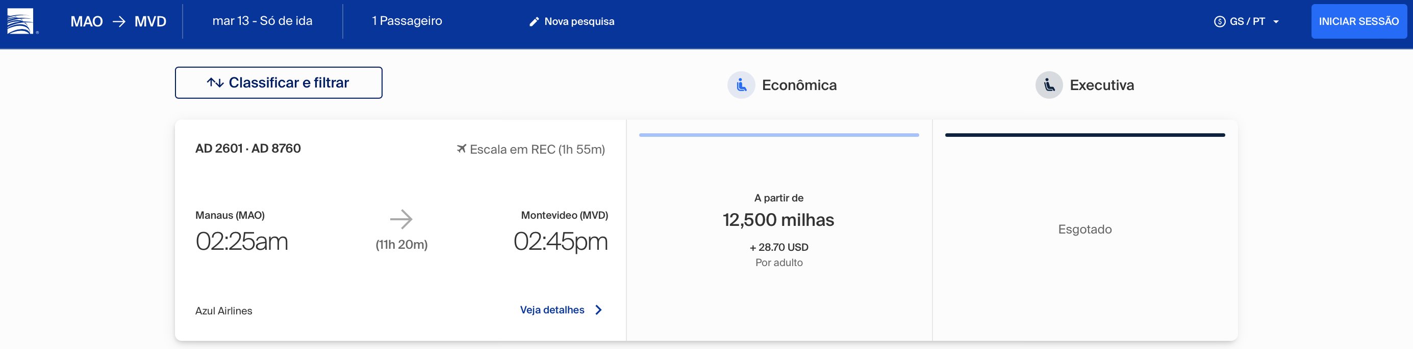 emissões ConnectMiles Copa