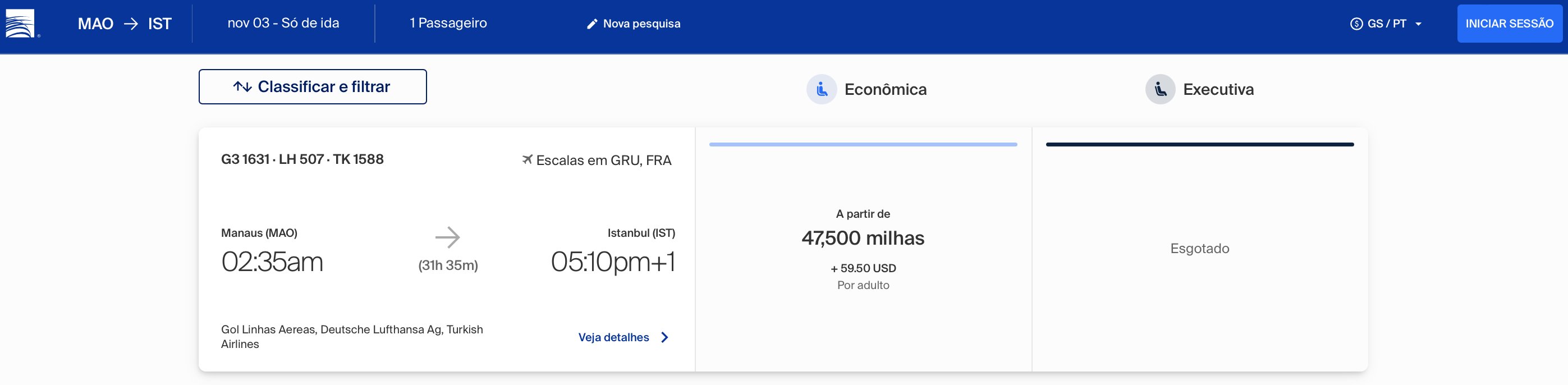 emissões ConnectMiles Copa