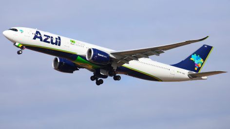 Azul inicia implantação de Wi-Fi em voos internacionais selecionados