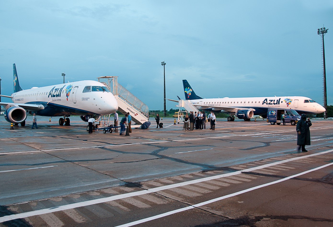 Primeiras aeronaves da Azul