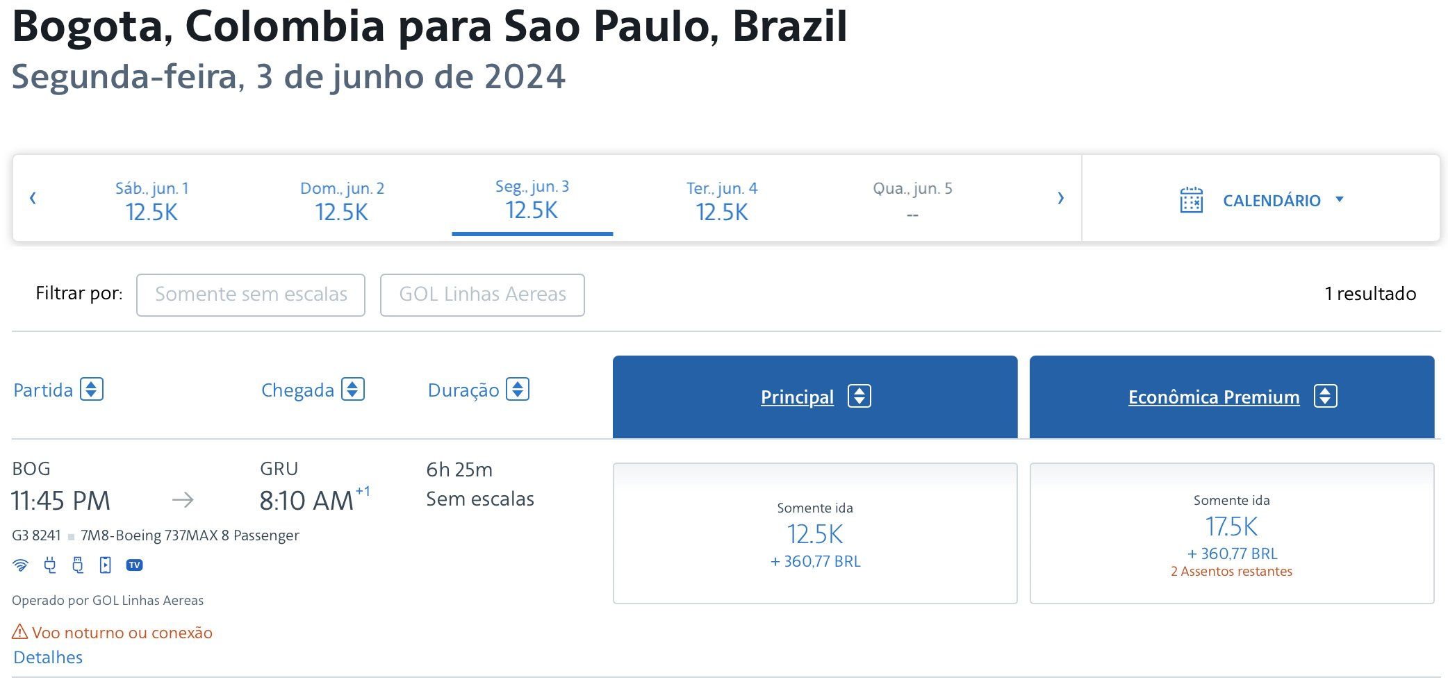 aadvantage voos GOL