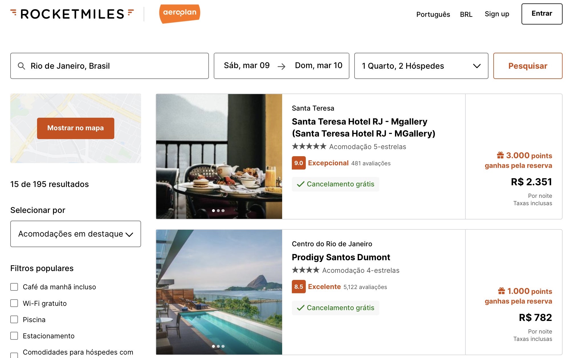 acumular pontos Aeroplan