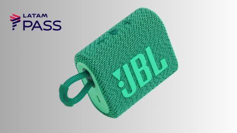 Resgate uma caixa de som JBL a partir de 12.550 pontos LATAM Pass