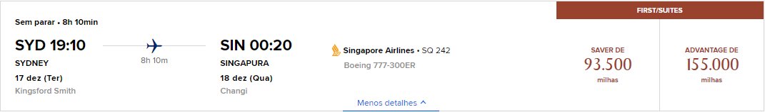 primeira KrisFlyer