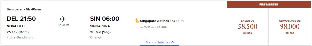 primeira KrisFlyer