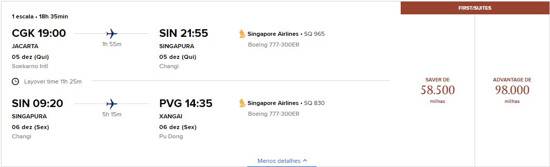 primeira KrisFlyer