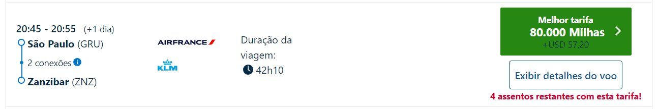 milhas Tanzânia