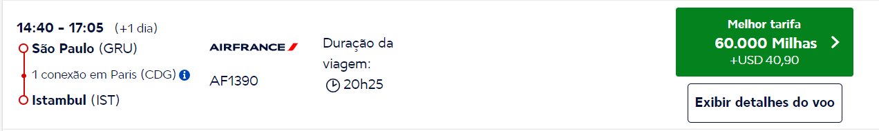 Turquia milhas