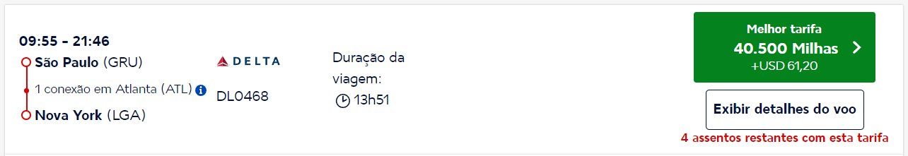 milhas estados unidos