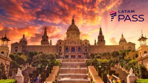 Muito bom! Passagem ida e volta para Barcelona a partir de 110 mil pontos LATAM Pass + taxas