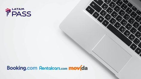 LATAM Pass oferece 16 pontos por dólar gasto no Booking e Rentalcars e 8 pontos por real gasto na Movida