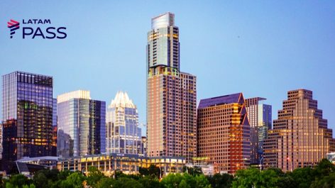 Excelente! Passagem ida e volta para Austin, no Texas, a partir de 55.000 pontos LATAM Pass + taxas