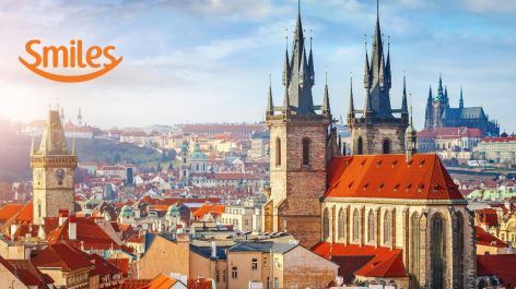 Voe para Praga a partir de 108 mil milhas Smiles + taxas o trecho