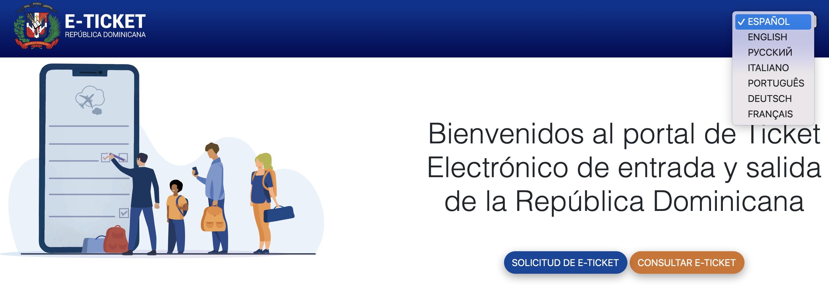 formulário República Dominicana