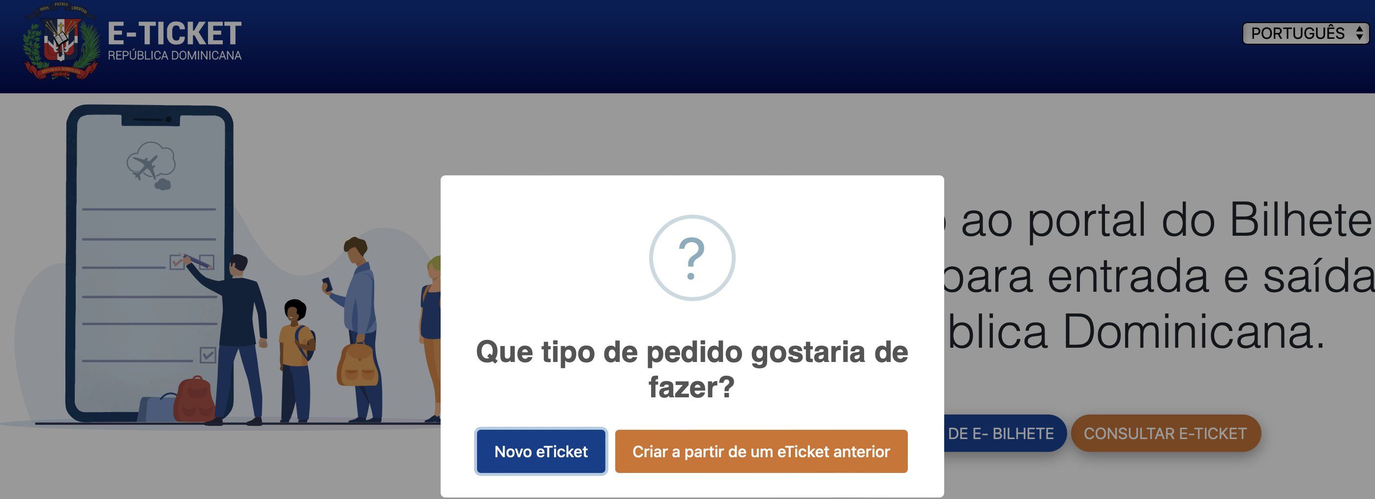 formulário República Dominicana
